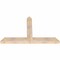 Ekena Millwork Portland Smooth Timber Gable Bracket, Douglas Fir, 60"W x 38"H x 3 1/2"D x 5 1/2"F, 15/12 Pitch GBW060X38X0406POR00SDF - alternate 4